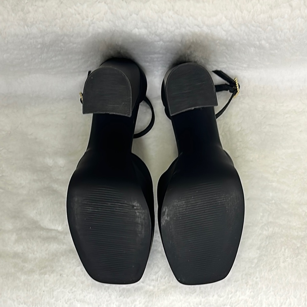 Aldo SIZE-7.5M Black Platform Shoes for Effortless Elegance - Picture 7 of 13